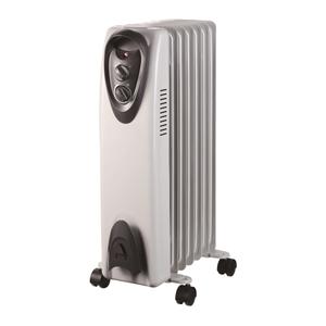 Profusion heat 1500 W 7-fin Oil-Filled Heater, Grey
