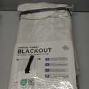 100% Blackout Shield Linen Blackout Curtains for Bedroom 84 Inches Long, Back Tab/Rod Pocket Living Room Drapes, Thermal Insulated Blackout Curtains 2 Panels Set, 50" W x 84" L, Cream