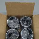 Golf Cart ITP SS Wheel Center Hub Cap for Club Car EZGO Yamaha Golf Cart with 8" 10" 12" Wheels,Push in Style Black Center Cap Cover -Set of 4
