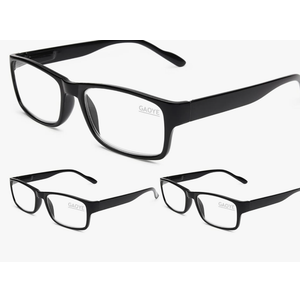 Gaoye Professional Reading Glasses for All Day - Computer Readers with Blue Light Protection - Value Pack 4 PCs, +2.0