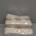 30x10ft Wrinkle Free Ivory Backdrop Curtain for Parties Soft Fabric Drapes Wedding Ivory Curtain Backdrop for Birthday Party Decorations Background for Photography 5x10ft,6 Panels
