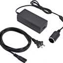 12V 5A Power Adapter Converter for Coleman Electric Cooler 5232D640T Thermoelectric Cooler 120 Volts to 12V DC Car Auto Boat RV Cigarette Lighter Plug Socket Power Supply Cord PS