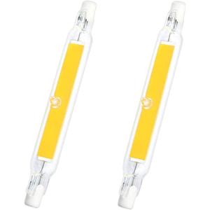 Lxcom Lighting R7s LED Bulb 118mm 20W Double Ended LED Bulbs 120V J Type R7s Floodlight 150W Halogen Bulb Replacement Daylight White 6500K Landscape Lights,2 Pack