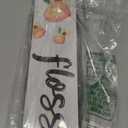 Yookeer 4 Pcs Peach Bathroom Wall Decor, Wooden Peach Bathroom Decor Rustic Wash Brush Floss Flush Hanging Letter Art Farmhouse Wood Hanging Signs for Laundry Room(11.8 x 3.5 Inch)