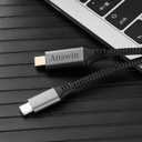 USB C to Mini DisplayPort, 6Ft 4K@60Hz Thunderbolt 3 to Mini Displayport Cable Compatible for iPhone 15/16/17 Series, M1-M4 MacBook Pro, Surface Book 2, Galaxy S21-S25, Steam Deck and Rog Ally