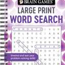 Brain Games - Large Print Word Search (Swirls)