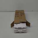 AOJEZOR Bathroom Storage Cabinet: Small Bathroom Storage Cabinet - Toilet Paper Holder Fit for Mega Roll, White (29.9''H)