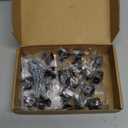 Ravinte Hardware 20 Pack Oil Rubbed Bronze Cabinet Knobs Single Hole Center Solid Cabinet Door Handles