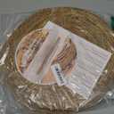 BAVIFY 13 in Round Woven Placemats Set of 4 Chargers for Dinner Plates Farmhouse Rustic Boho Table Mats for Dining Table Decor Wicker Straw Braided Place Mats