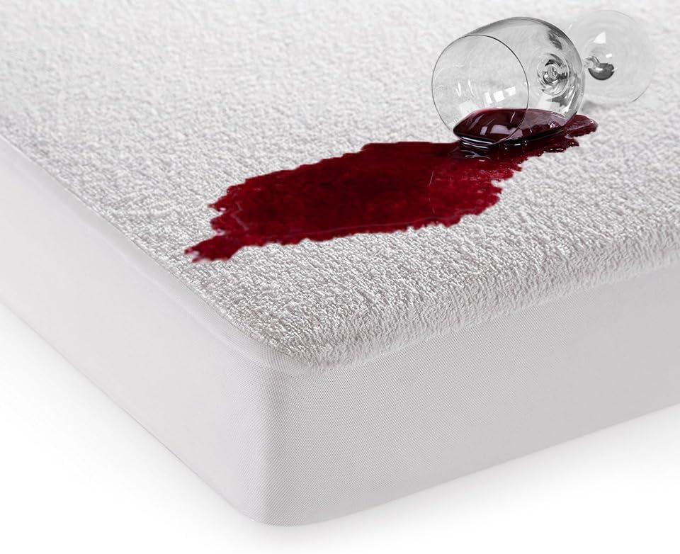 Threadmill Premium Waterproof Mattress Protector for Twin XL Size Bed- Soft Terry Top, Cooling, Noiseless, Machine Washable, Fitted Mattress Cover with Deep Pockets to Fit 8-20 inch Mattress (White)