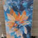 KUPTEU Canvas Wall Art Decor Large Wall Art Pictures for Living Room Colorful Flowers Wall Art Prints Decorations Canvas Art Wall Decor Artwork for Walls Bedroom Home Aesthetic Decor 24" X 48"