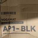 Yoga mat 1" thick 24.5" long ( Black )
