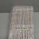 Sasylvia 30 Pcs 12inch Tall Wooden Christmas Tree Fences Christmas Tree Gate for Pets Candy Red Stripes Barrier Xmas Decoration Picket Fence Border for Dogs Xmas Party Indoor Outdoor