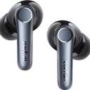 EarFun Air Pro 4 Adaptive Hybrid Noise Canceling Wireless Earbuds, Qualcomm Snapdragon Sound, aptX Lossless, 6 Mics AI CVC 8.0 Call, LDAC Hi-Res Audio, 52H Playtime, Bluetooth 5.4, in-Ear Detection (Black)