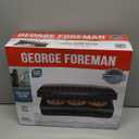 George Foreman Family-Size Grill & Panini Press, Nonstick Ceramic Coating, Fat-Removing Slope, Adjustable Angle, Indoor/Outdoor Use (5-Serving)