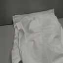 River Dream No Hook Microfiber Shower Curtain 54" Wide - Soft Stall Size Hotel Style Fabric Shower Curtain for Bathroom, Waterproof & Machine Washable, White, 54x74