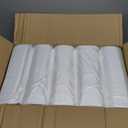 TYPLASTICS 33 Gallon Clear Trash Can Liners - 33" x 40" - High Density Garbage Bags - Case of 500 - Multipurpose for Office, Outdoor, Recycling, Industrial and Commercial (1 Count (Pack of 500))