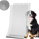 Dog Door Replacement Flaps 2 Pieces - Compatible with Ruff Weather XL Dog Door, Flaps with Weather Stripping Seal 78IN Long Safe & Free Access