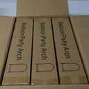 Hemmotop Metal Arch Backdrop Stand Set of 3, 6FT, 5FT, 4FT Party Arch Stands for Wedding, Birthday, Baby Shower, Bridal Shower - Balloon Arched Frame for Garden Decor, Gold Floral Arches, 3 Pieces (6x2.6 ft (HxW), 5x 2.1 ft (HxW), 4x1.65 ft (HxW))