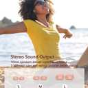 Bluetooth Neckband Headphones, Retractable Headphone Bluetooth 5.3 & IPX5 Waterproof, Neckband Headphones 18H Playback with ANC for Fitness/Office