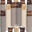 Dingion 900 Pack 4oz Small Disposable Espresso Coffee Cups Hot Cold Drinking Paper Cups for Home, Office, Cafe, Restaurant, Travel, Party, Picnic, Travel and Events