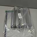 foltsyga 8.5x11 Picture Frame Black Acrylic Sign Holder Double-Sided Display Stand for Wedding Signs Table Numbers Menu Holders, Pack of 5