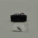 Nilight - 90110E 5 Gang Aluminum Rocker Switch Panel Toggle Dash 5 Pin ON/Off Pre-Wired Rocker Switch Blue Backlit Switch for Automotive Car Marine Boat RV