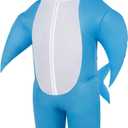 M MH ZONE Halloween Inflatable Costume for Adults&Kids Shark Costume Full-Body Cosplay Suit for Halloween, Christmas,Carnival