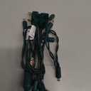 Novelty Lights 10 Light LED Christmas Mini Light Set, Outdoor Curtain Wreath Craft Bottle String Lights, Warm White, Non-Connectable, Green Wire, 5 Feet