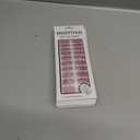 10 x Gloss Nail Strips|Uv Free|22 Pcs,Gel Nail Stickers|Long Lasting Two Weeks and Easy to Apply&Remove|Powder Blue Spot