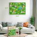 Jigsaw Puzzles for Adults 500 Pieces, Park Party of Dogs Puzzle, Challenging Funny Game with Family Friends