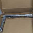 4 Pack - L 5" x H 4" x W1.5, 5mm Thick Black L Shelf Bracket, Iron Shelf Brackets, Metal Shelf Brackets, Floating Shelf, Shelf Supports with Screws