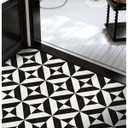 MORCART Peel and Stick Floor Tile - 20 PCS, 11.8" x 11.8" Vinyl Flooring - Waterproof Self-Adhesive Tile Sticker for Bathroom, Kitchen, Dining Room, Bedrooms - Cover 19.4 Sq. Ft, Black & White Marble
