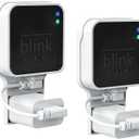 Outlet Wall Mount for Blink Sync Module 2, Bracket with Short Cable(2 Pack) | No Messy Wires, Space-Saving Blink Module Mount, Easy Install, Sturdy & Secure, Works with Blink Outdoor Indoor Camera System