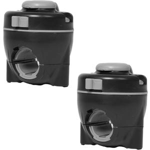 HITORHIKE Boat Fishing Accessories Round Rail Mounting Adapter, Fits 7/8''-1'' Round Rails, Compatible with Fishing Rod Holder, Cup Holder, Fish Finder Holder