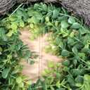 28'' Boxwood Wreath for Front Door, Spring Wreaths for Outdoor Indoor Decor