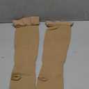 Sheer Compression Stockings, 15-20 mmHg, Women's Knee High Length, Open Toe, 20 Denier, Medium