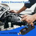 3 x Lyreh Battery Disconnect Switch, Heavy Duty Car Battery Kill Switch 12V 24V Universal for Car Truck RV Boat