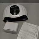 JODSONE U V LED Nail Lamp,2-in-1 Design for Nail Tip and Gel Nails Polish Fast Curing with 4 Timer Smart Sensor (Snow White)