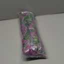 2 Packs Outdoor Artificial Hanging Flowers with 3D Magnetic Butterflies, UV Resistant Faux Silk Blooms for Spring Summer Porch Patio Balcony Decor, Violet