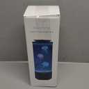 Jellyfish Lamp Bluetooth Speaker with White Noise  7 Color Changing Jelly Fish Tank Aquarium Light, 4 Lighting Modes for Relax & Sleep, Home Office Bedroom Decor, Gift for Kids Teens Adults (Large, Black)