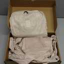BAGAIL 8 Set Packing Cubes Various Sizes Packing Organizer for Travel Accessories Luggage Carry On Suitcase-Beige