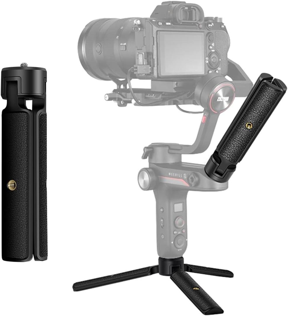 Extended Handle Grip/Tripod 2 in 1 for Gimbal Stabilizer, Tabletop Tripod Stand and Handle Grip for DJI Ronin-S, Zhiyun WEEBILLs, Zhiyun Crane, Desktop Tabletop Stand for DSLR Cameras