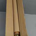 Teak Wood 9" Round Plant Stand |Dip Dyed Plant Stand |Accent Stool |Milking Stool |Bath Stool |Small Side Table (16" Tall White)