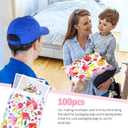 100 Pack Poly Mailers 10x13, Cute Packaging Envelope Mailers Polymailers Packaging for Small Business, Shipping Bags for Clothing Boutique Supplies with Self Seal Strip (Bright Flowers)