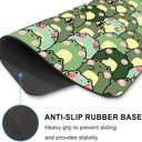 Green Frog Kawaii Mouse Pad Wireless Cute Animal Aesthetic Mousepad Desk Mat Square Cottagecore Cartoon Bee Washable Funny Office Accessories Computer Laptop Travel Decorative Design Fun Gaming