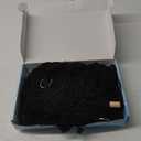 Mkono Macrame Plant Hangers, 6 Pack Indoor Hanging Planters for Plants with 6 Hooks Decorative Hanging Basket Flower Pots Holder Stand in Different Sizes for Modern Home Decor, Black