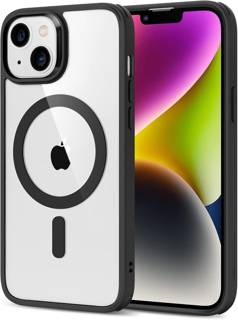  iPhone 14 Plus Defender Series XT Clear Case - Dark Side (Black/Clear)