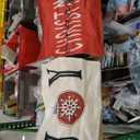 ULOVE LOVE YOURSELF Christmas Joy Ball Pillow Covers Winter Holiday Throw Pillowcases Farmhouse Christmas Decorations 18x18 Set of 2 for Couch/Sofa/Porch(Red)