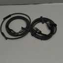 4K DisplayPort to HDMI Cable Adapter 2Pack 6.6FT, JSAUX DP to HDMI Male UHD 4K@30Hz/2K@60/1080P@120 Nylon Braided Uni-Directional HDTV Cord for Dell, Monitor, Projector, Desktop, AMD, NVIDIA,Lenovo,HP (Grey)